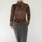90s Pattern Sheer Top Made in USA