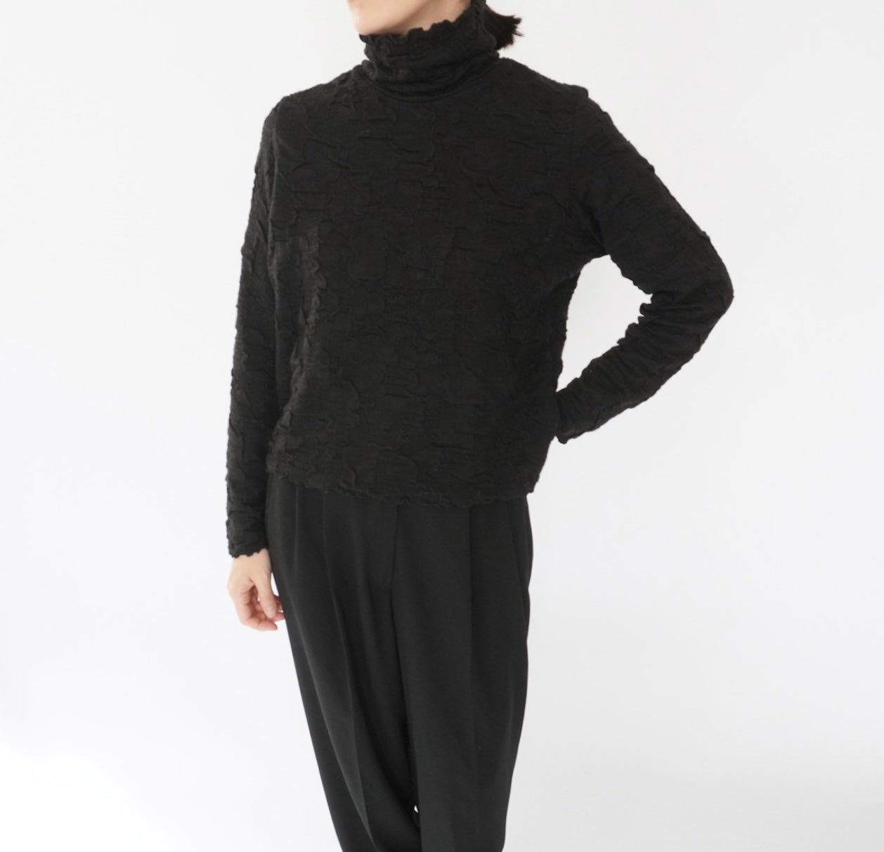 90s Pleated Top Made in USA