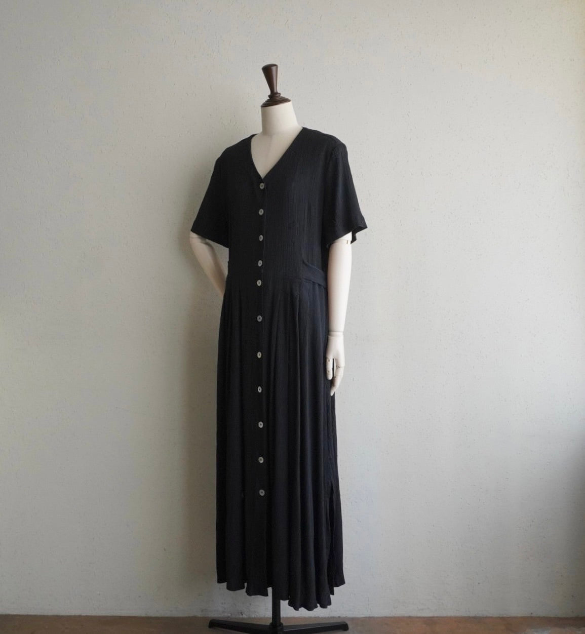 90s EURO Black Maxi Dress