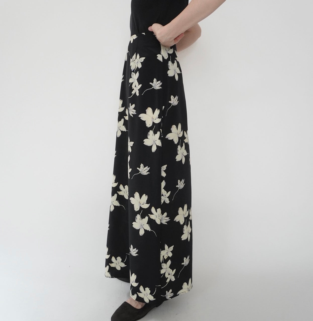 90s Flower Pattern Skirt Made in Canada