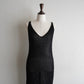 90s Black Crochet Dress Made in Italy