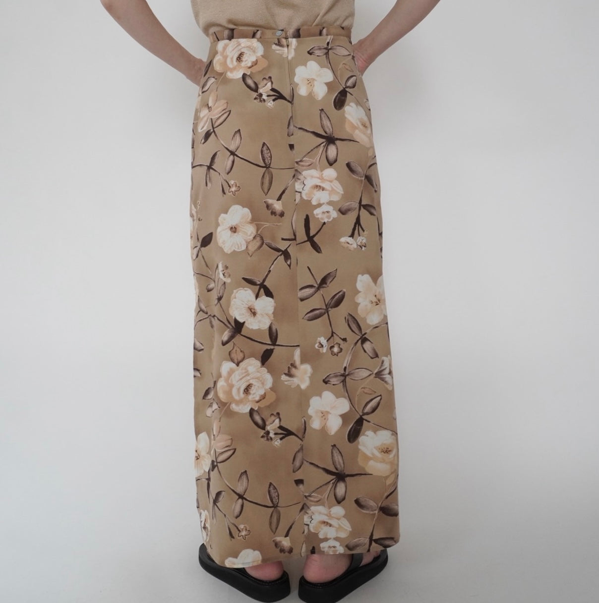 90s Floral Print Skirt Made in USA