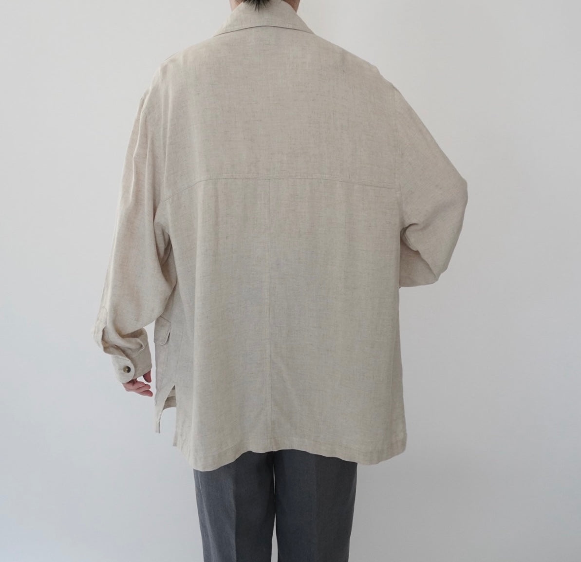 90s Linen Jacket Made in USA