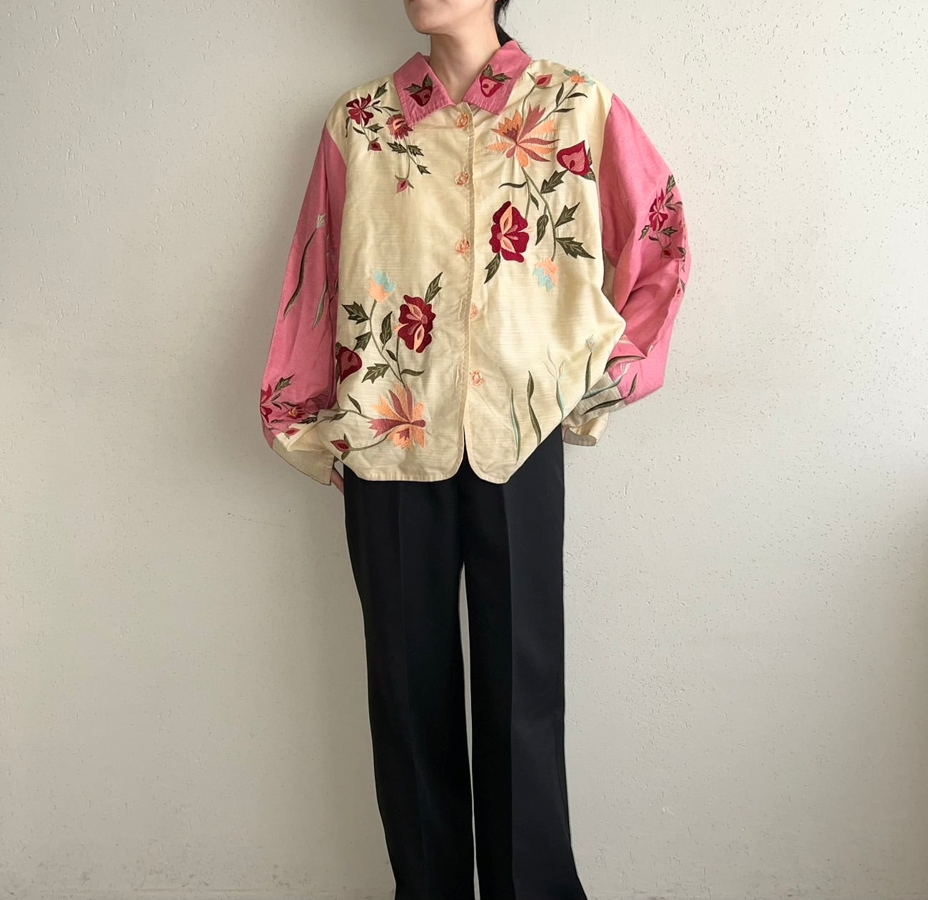 90s Embroidery Jacket