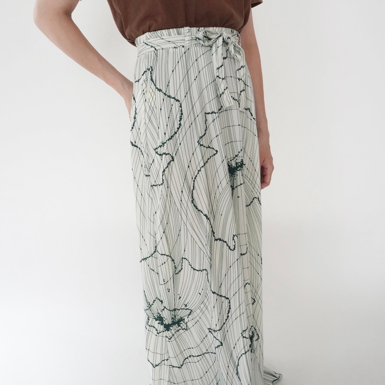 70s Pattern Skirt Made in Canada