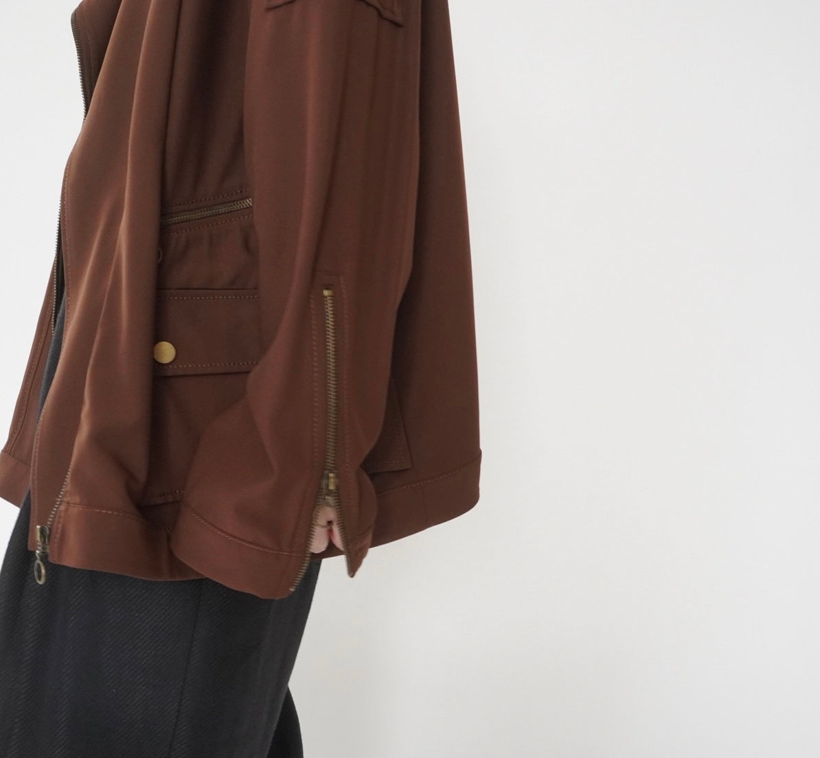 90s Design Brown Jacket