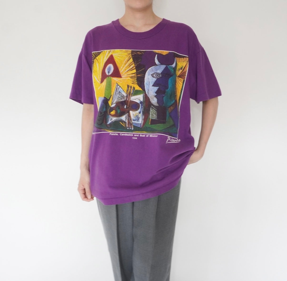 90s "Pablo Picasso” Printed T-shirt Made in USA