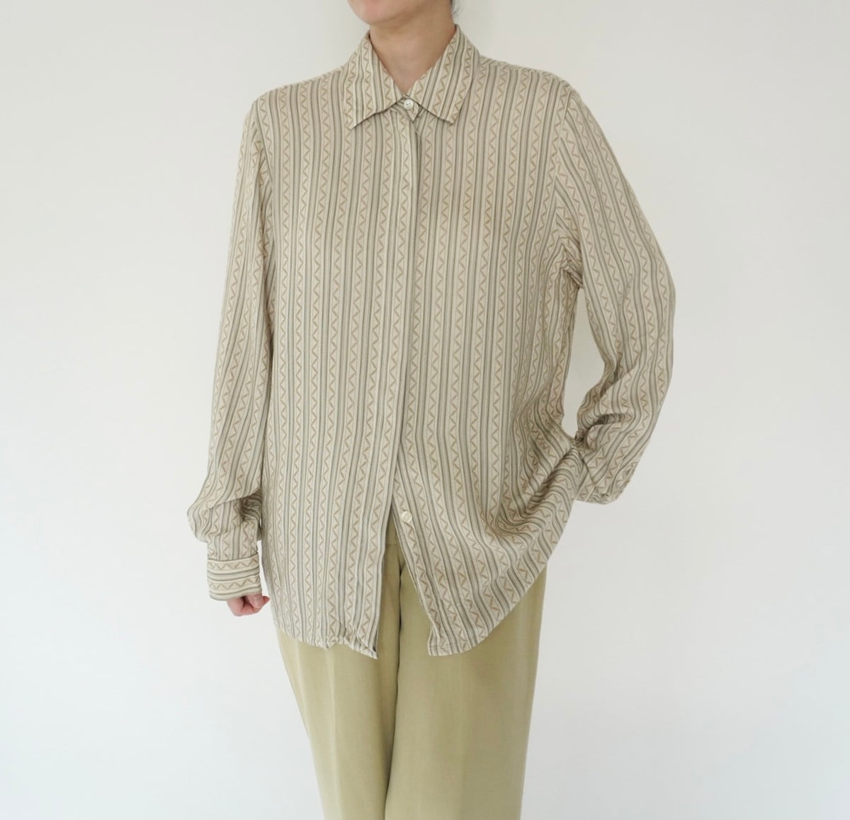 90s Pattern Shirt Made in Italy