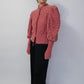 80s Embroidery Knit Cardigan