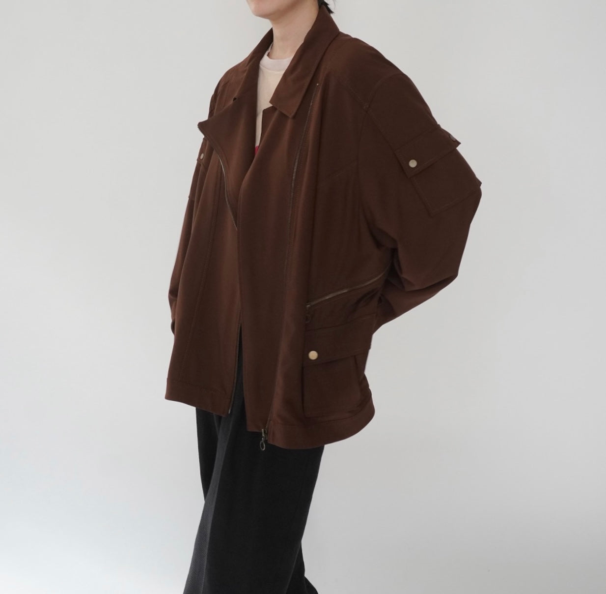 90s Design Brown Jacket