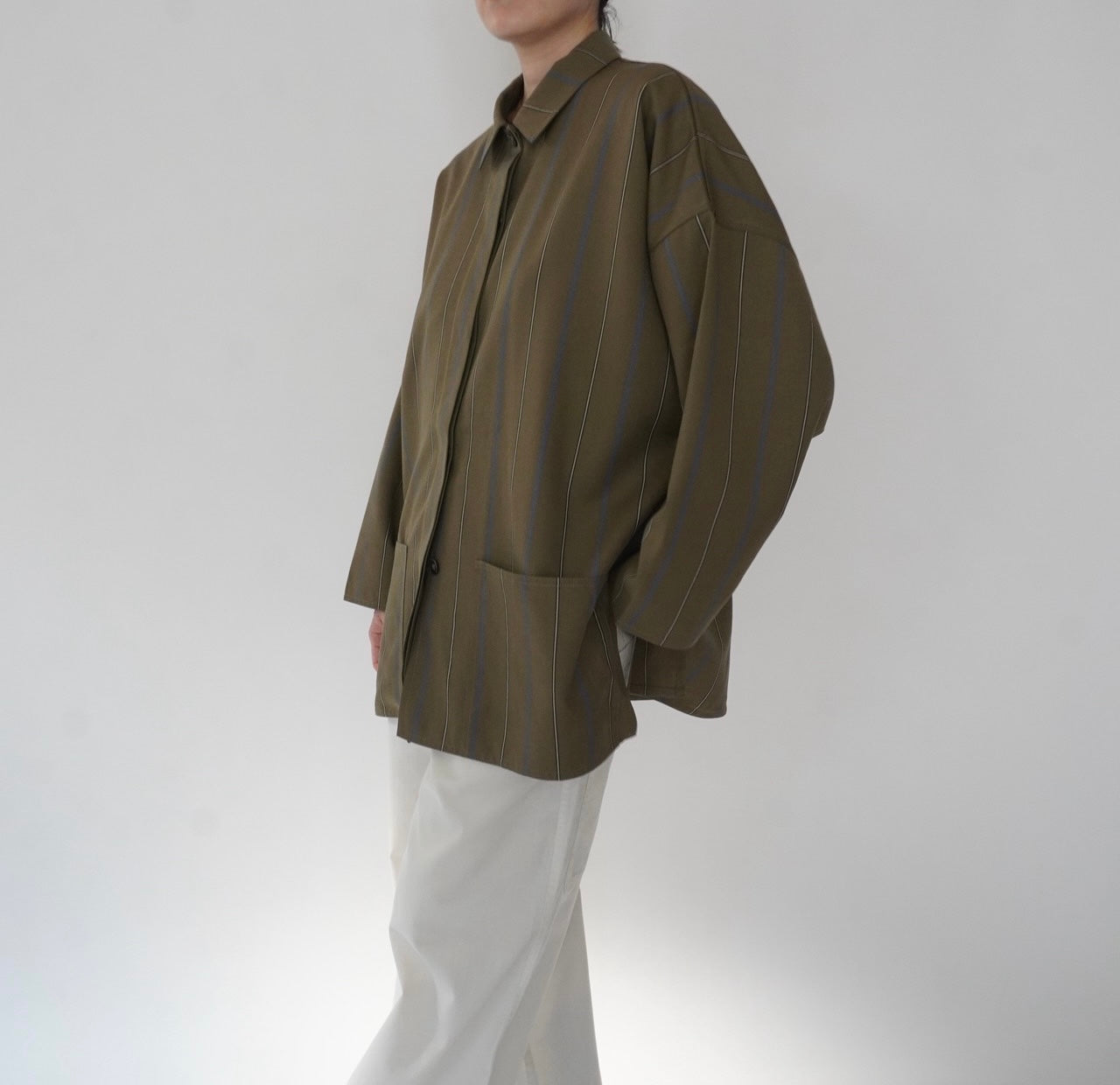 80s Striped Light Jacket Made in Italy