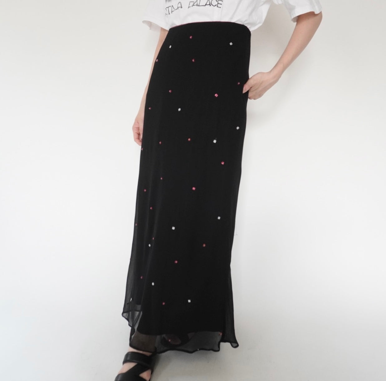 90s Beads Design Skirt