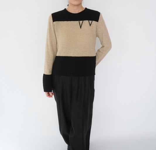 90s Two Tone Design Top