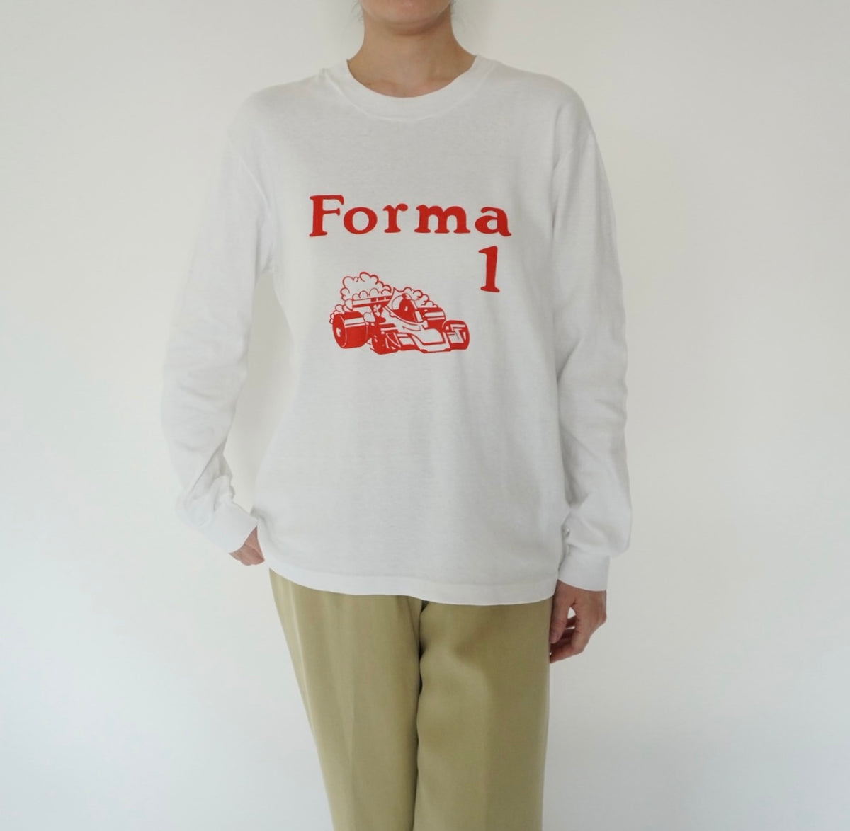90s EURO Long Sleeves Printed T-shirt