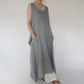 90s Linen  Maxi Dress Made in Italy