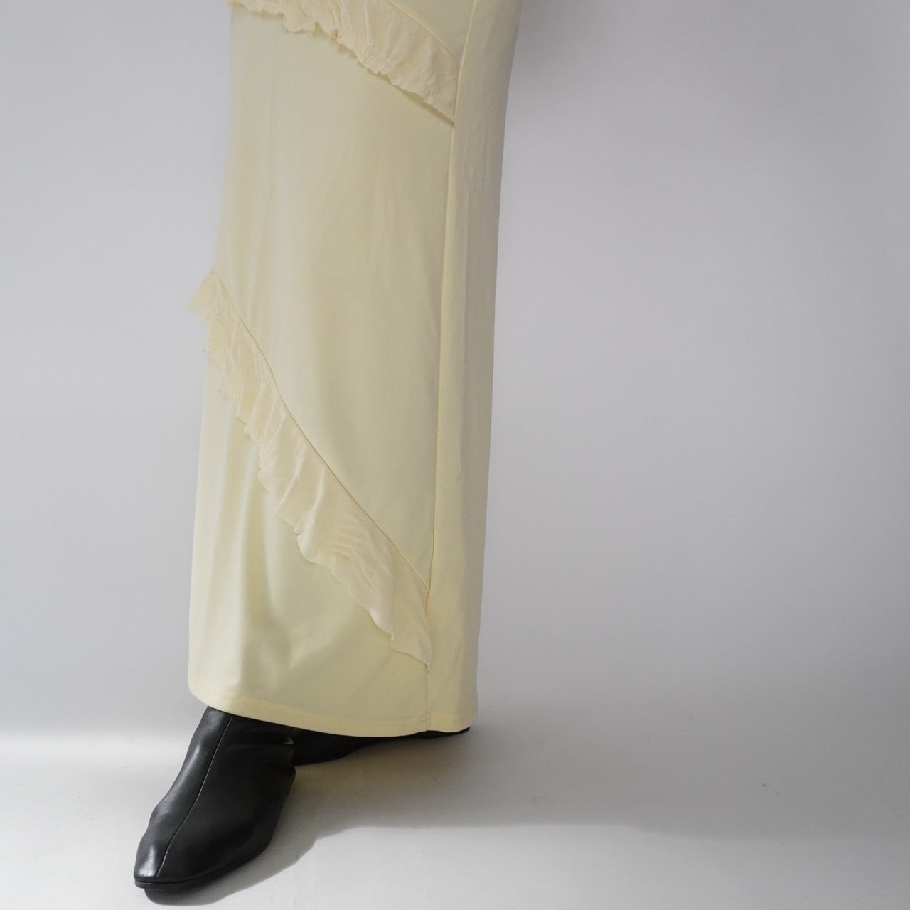 Ruffle Maxi Skirt