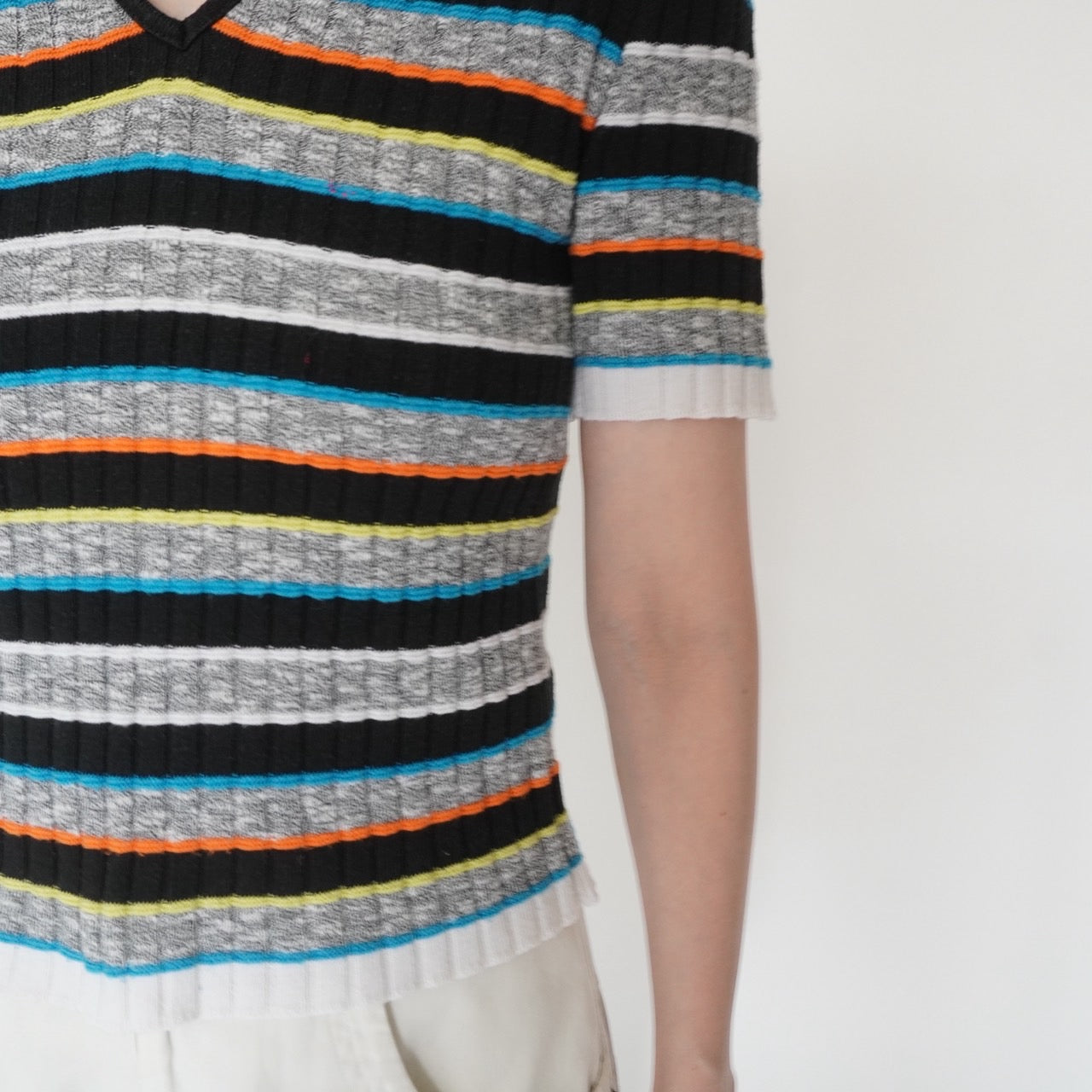 90s Striped Top Made in Italy