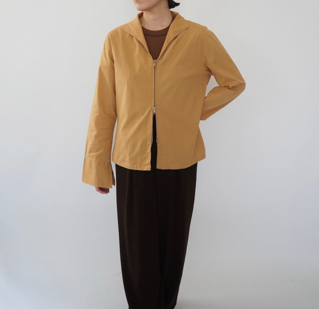 90s"NARACAMICIE" Zipped Shirt