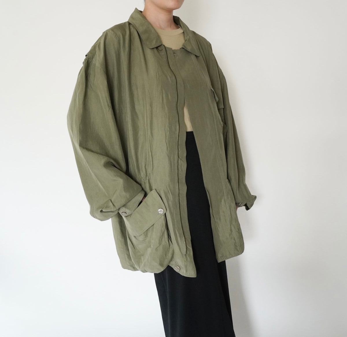 90s Silk Light Jacket