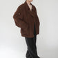 90s Design Brown Jacket