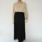 90s Beige Silk Shirt