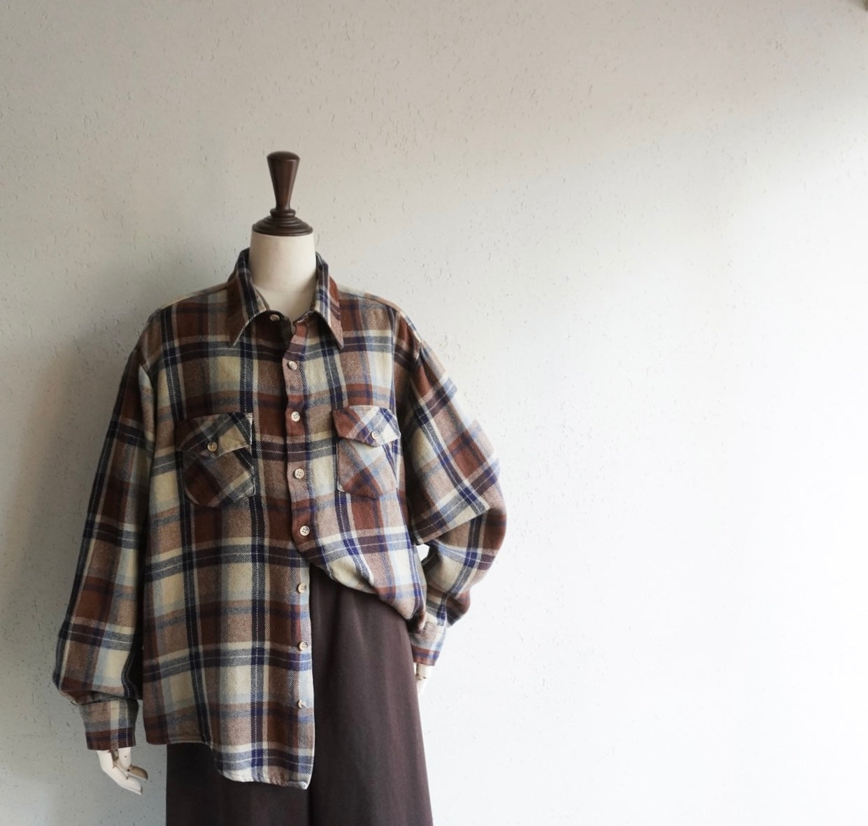 80s "Sears" Plaid Shirt