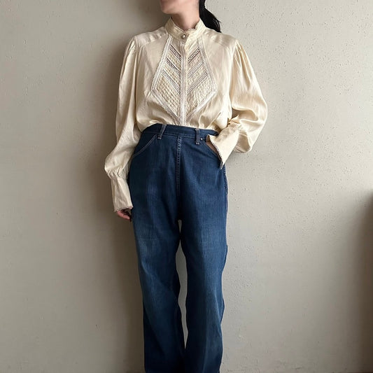 80s Silk Blouse Made in Germany
