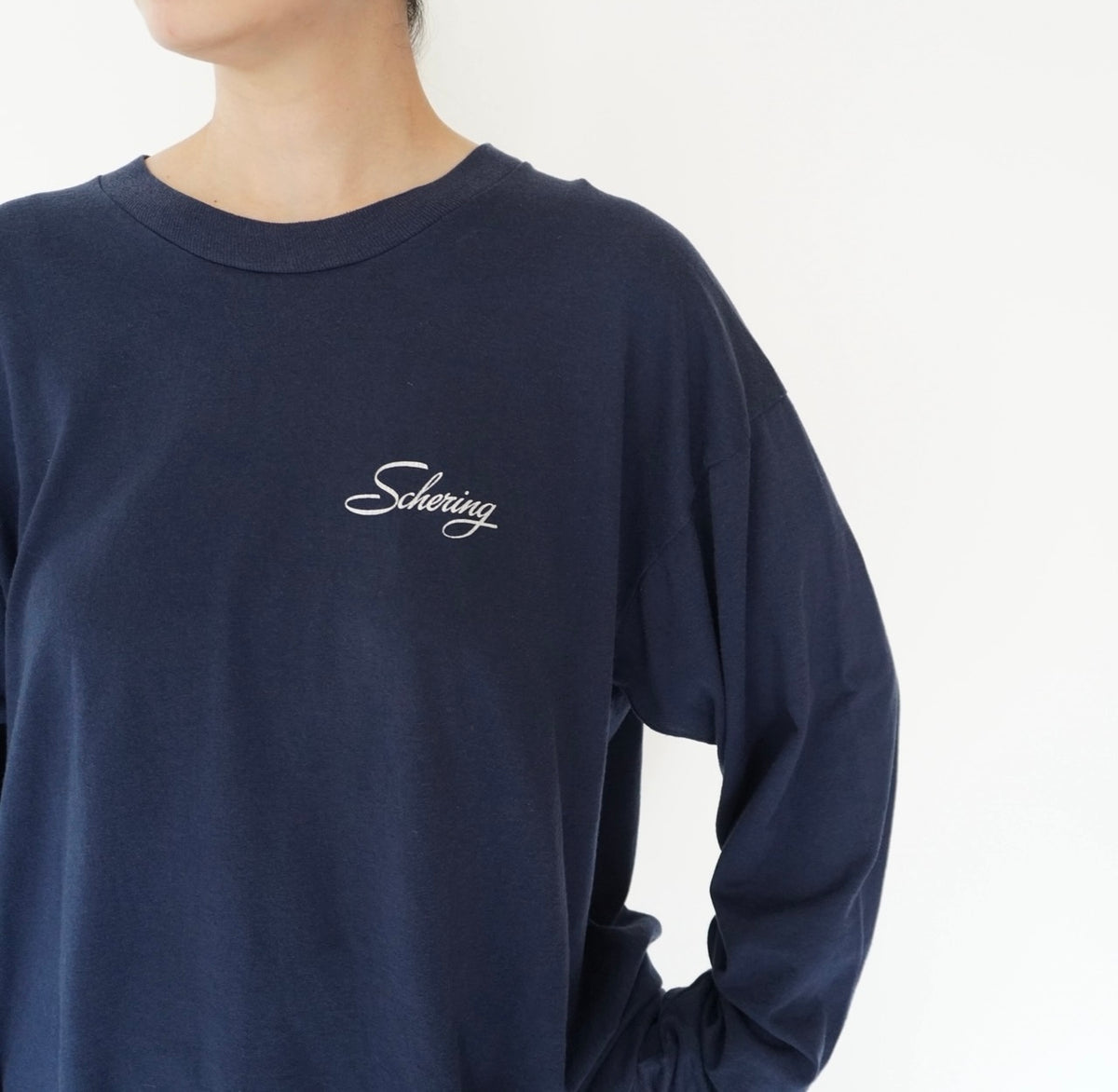 90s Long Sleeves Printed T-shirt Made in USA