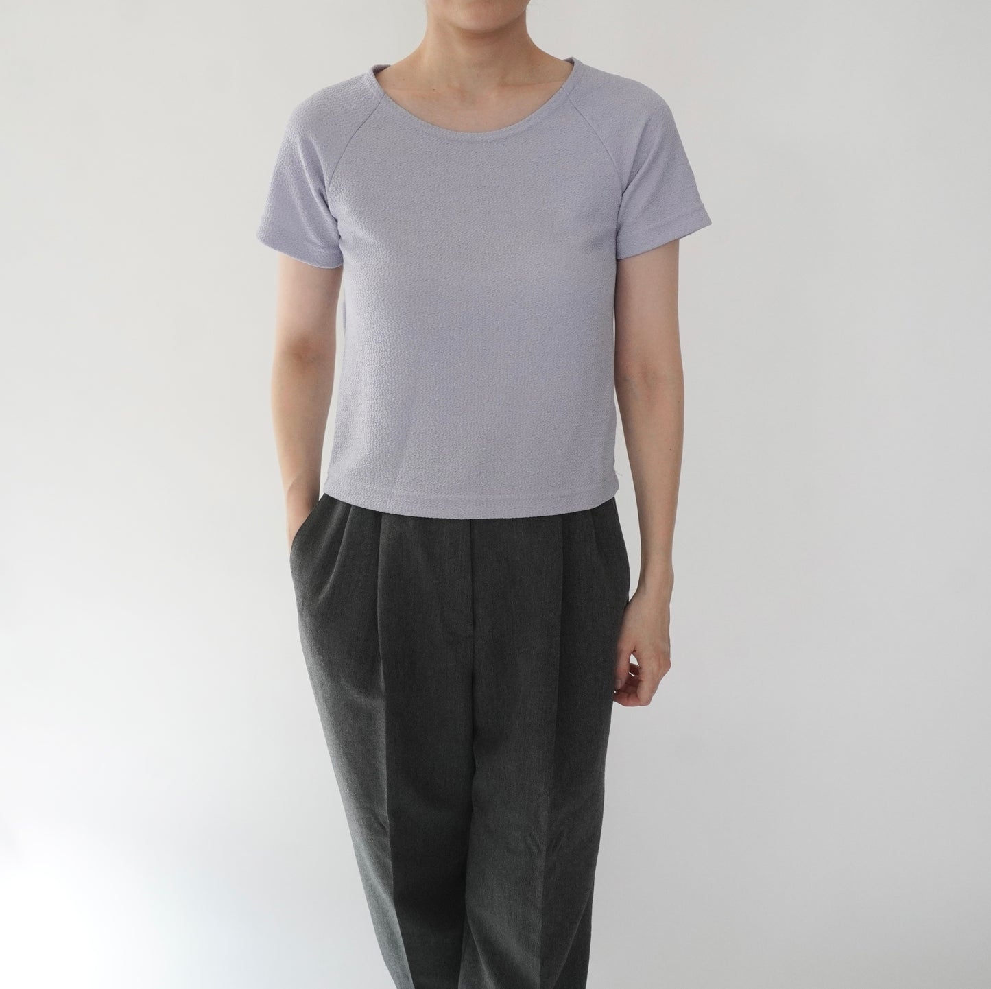 90s Light Purple Top Made in USA