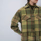 80s Plaid Fringe Design jacket Made in Italy