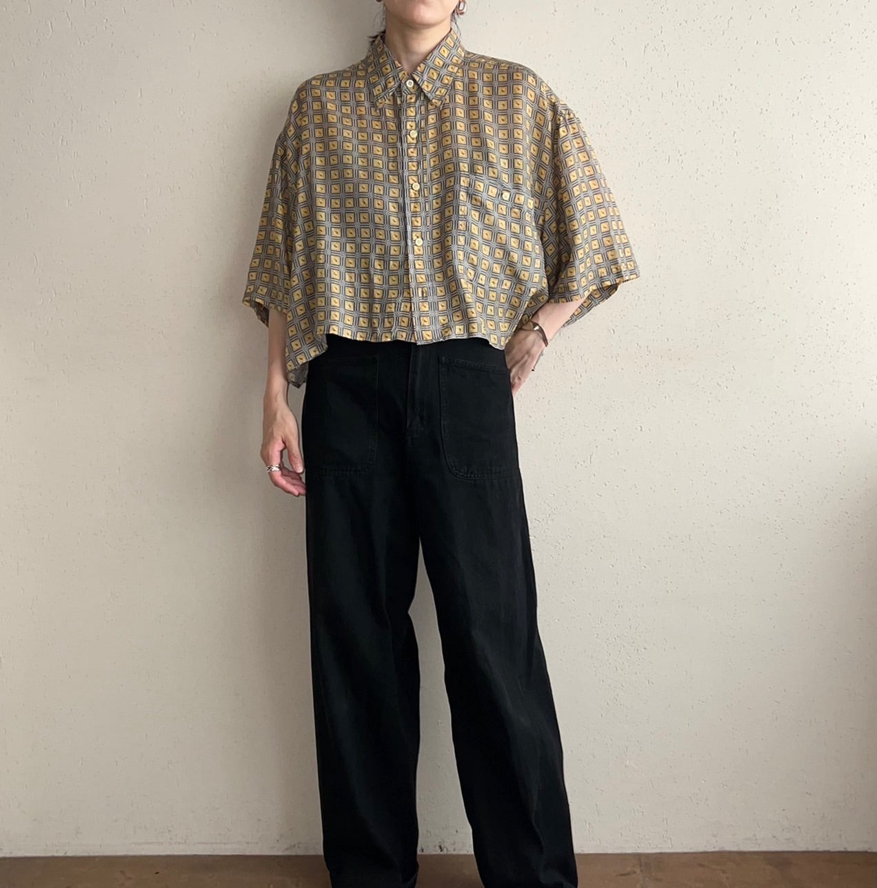 90s Silk Printed Shirt