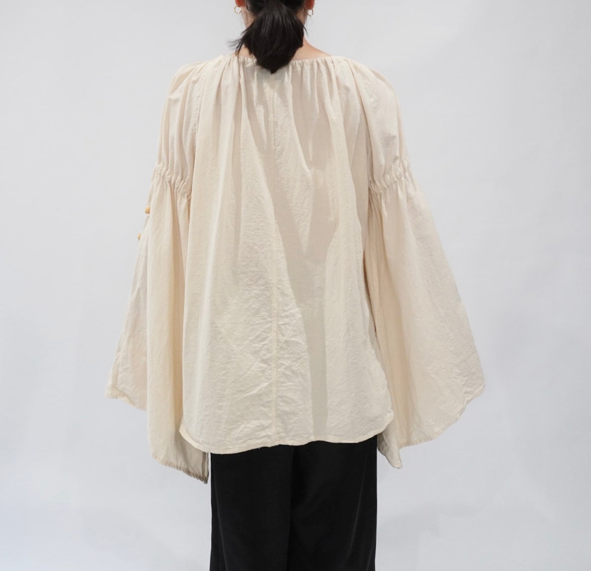 90s Cotton Ivory Tunic