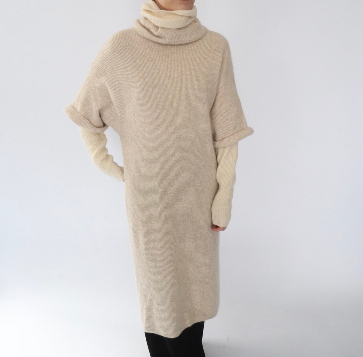 80s Angora Knit Dress