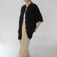90s Black Long Blouse