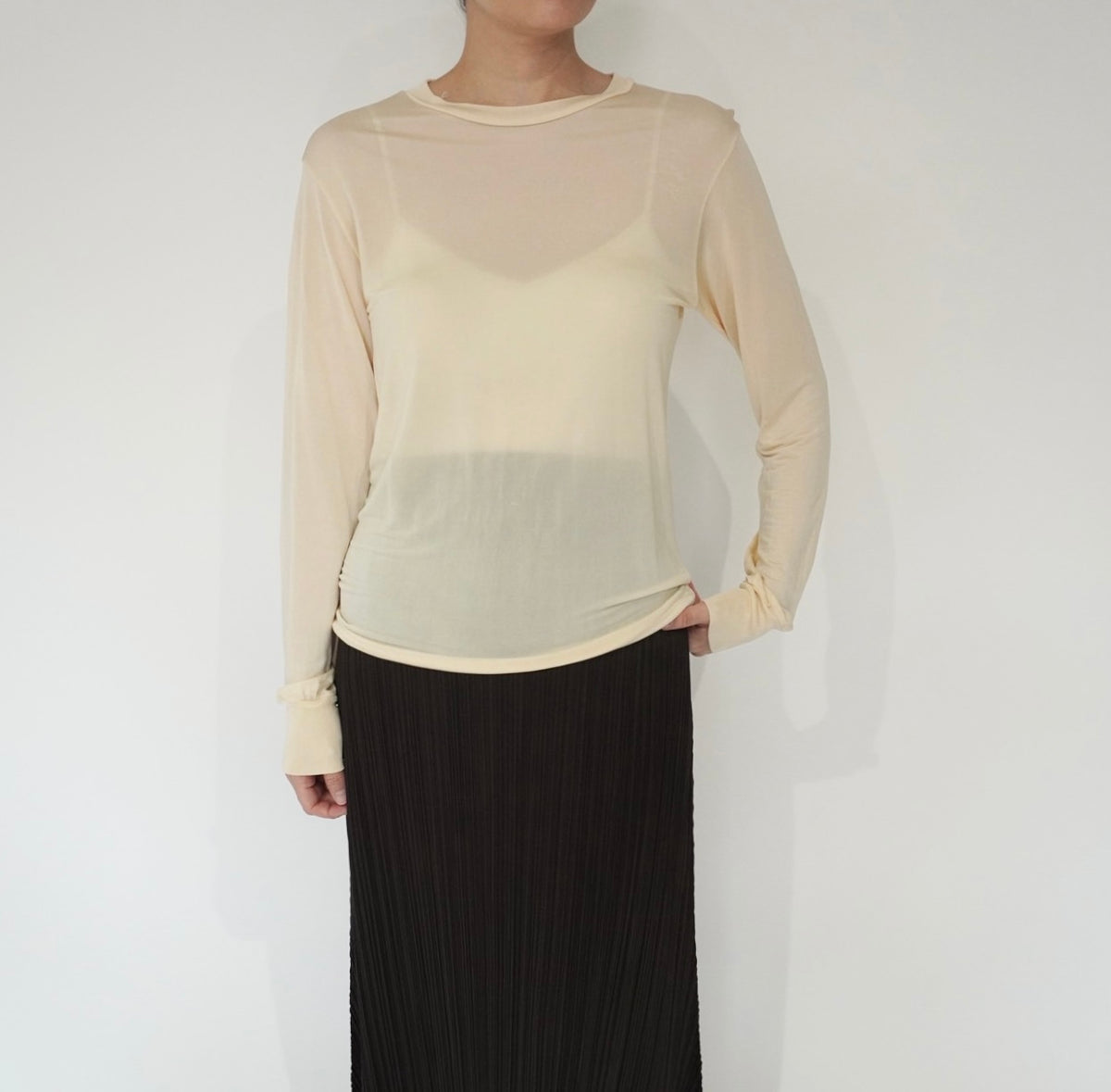 90s Sheer Silk Top