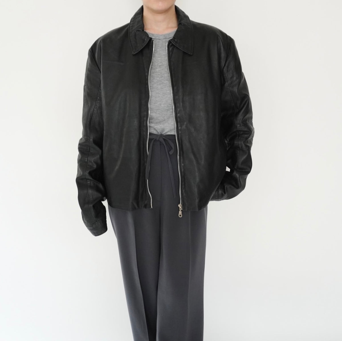 90s Leather Jacket Made in Italy