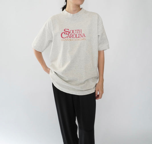 90s Embroidery High Neck T-shirt