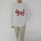 90s Printed Long T-shirt Made in USA