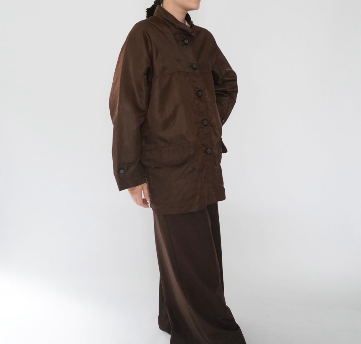 90s Brown Nylon Jacket