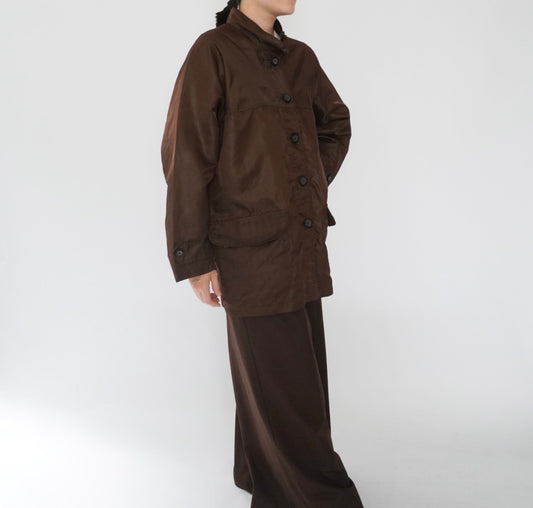 90s Brown Nylon Jacket