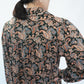 80s Printed Dress Made in Sweden