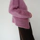 80s Pink Knit Cardigan