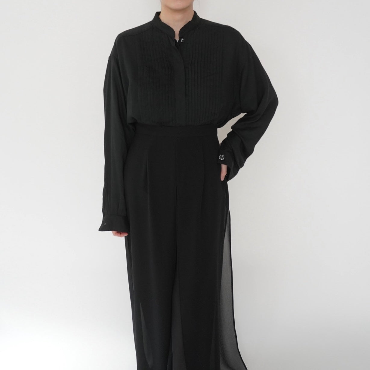 90s Pleat Design  Shirt