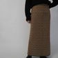 80s Pattern Knit Skirt