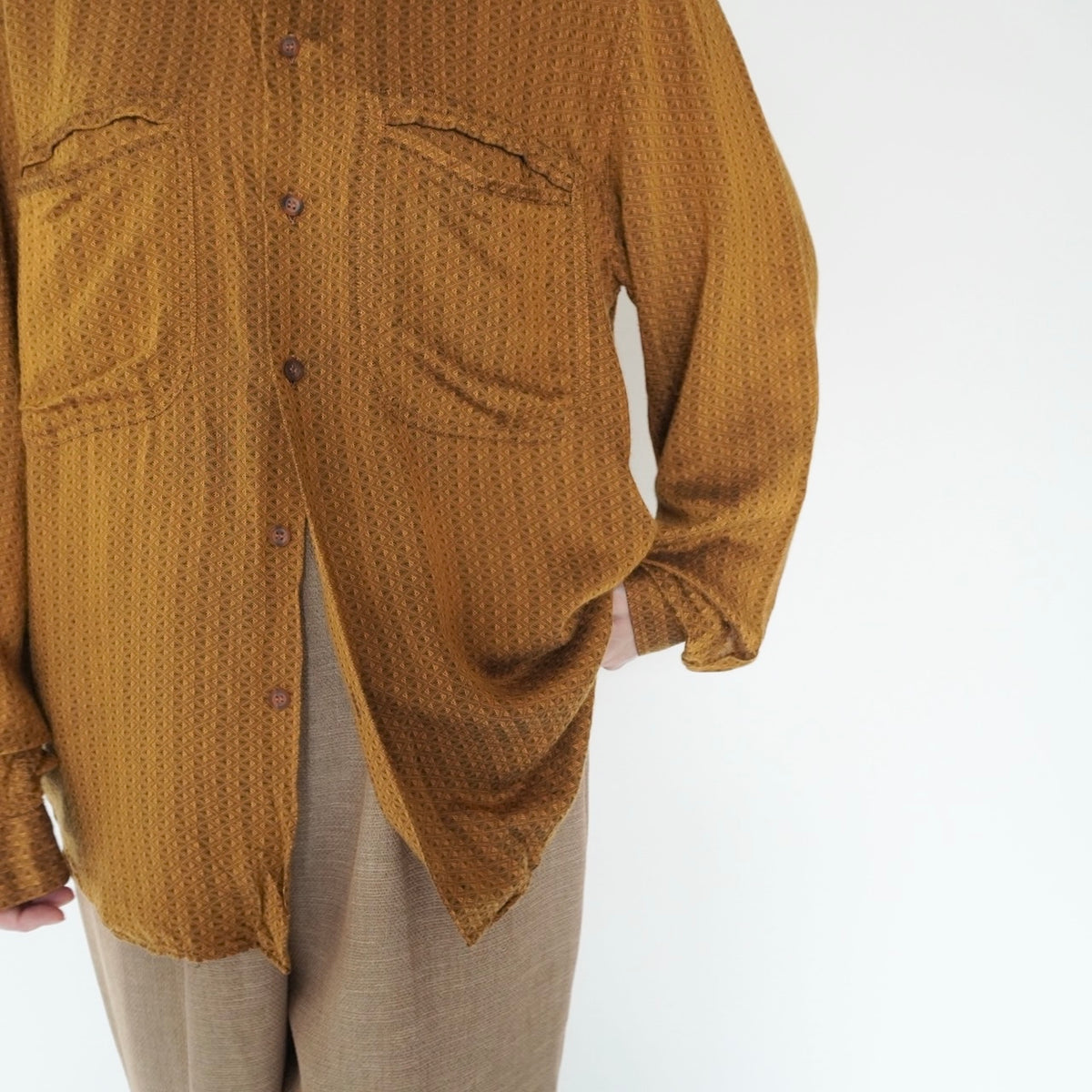 90s Pattern Shirt Made in Italy
