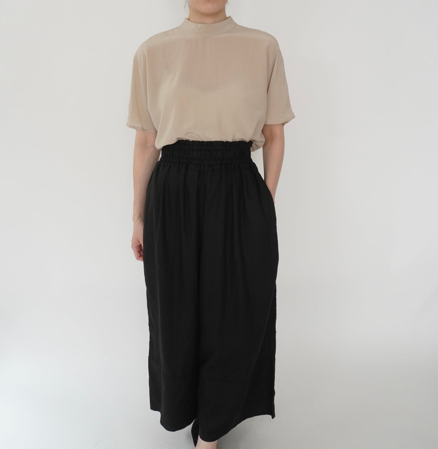 Cropped Wide Pants