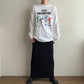 80s Printed Long Sleeves T-shirt Made in USA