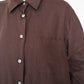 90s Brown Linen Shirt
