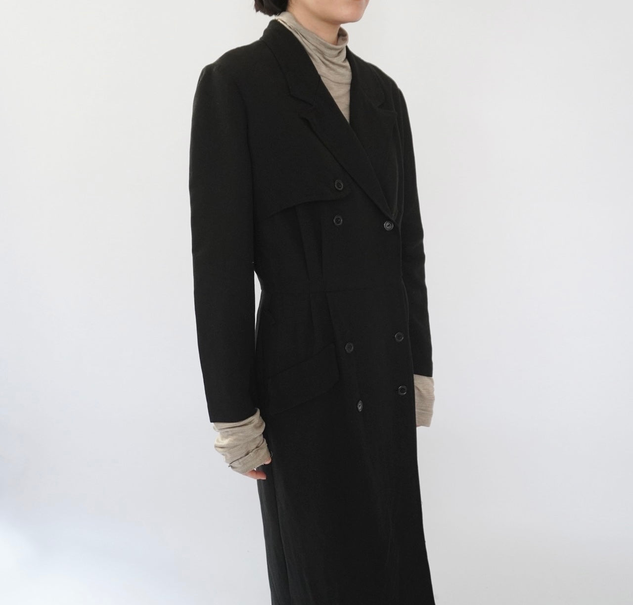 90s Black Design Dress