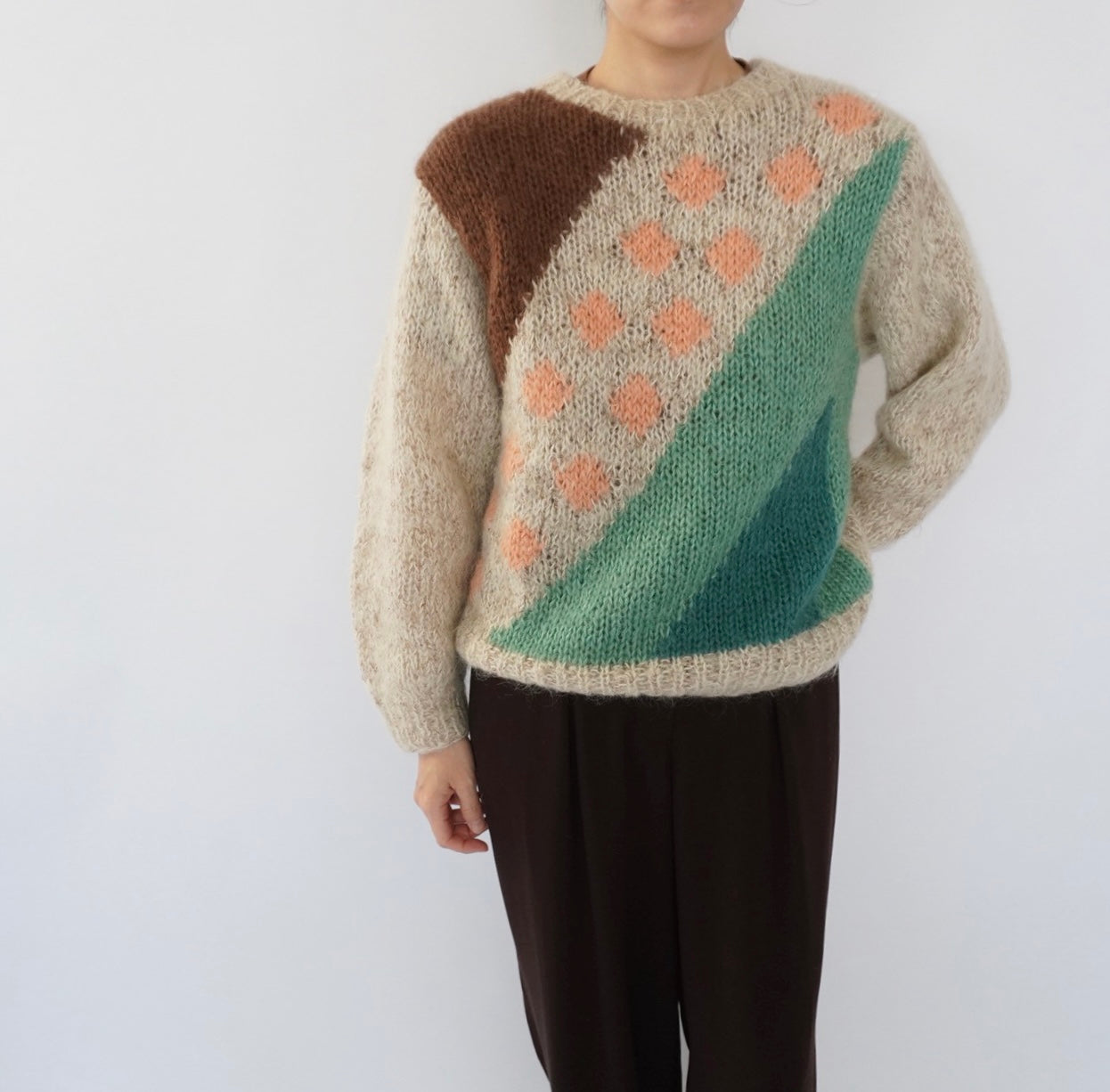 80s EURO Design Mohair Knit